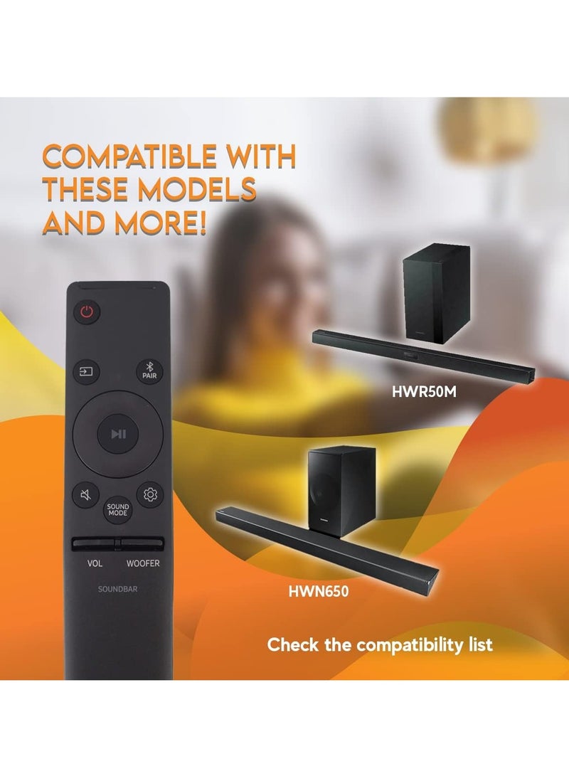 ELTRAZONE Replacement Remote Control AH59-02767A for Samsung HWR50C HWR50M HWR550 HWR60C HWR60M HWR60MV HWR650 HW-N450 HW-N550 HW-N650 HW-N650/ZA HW-N550/ZA HW-N550/ZA HW-N550/ZA HW-N550/ZA ZA ZA with battery - Image 3