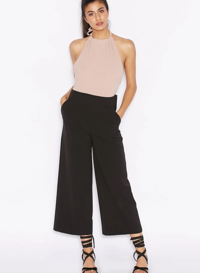 Fashion Union Ribbed Halter Neck Body