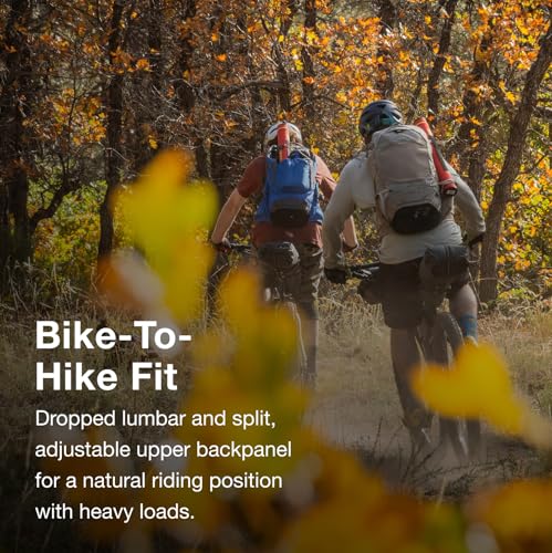 OSPREY حقيبة ظهر أوسبري إسكابيست 30 لتر للدراجات، سوداء، متوسطة/كبيرة - Image 4