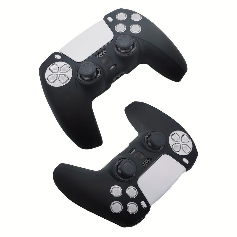 مقابض تحكم PS5 مع أغطية عصا التحكم الأرجواني والأحمر، قطعتان، مضادة للانزلاق ومقاومة للخدوش، تعزز التحكم في الألعاب - Image 3