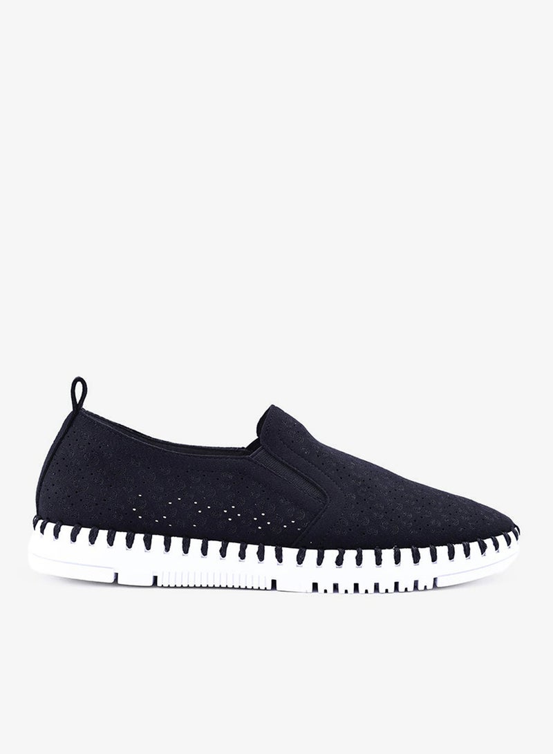 Cuple Perforated Comfort Slip-On Shoes - Image 2