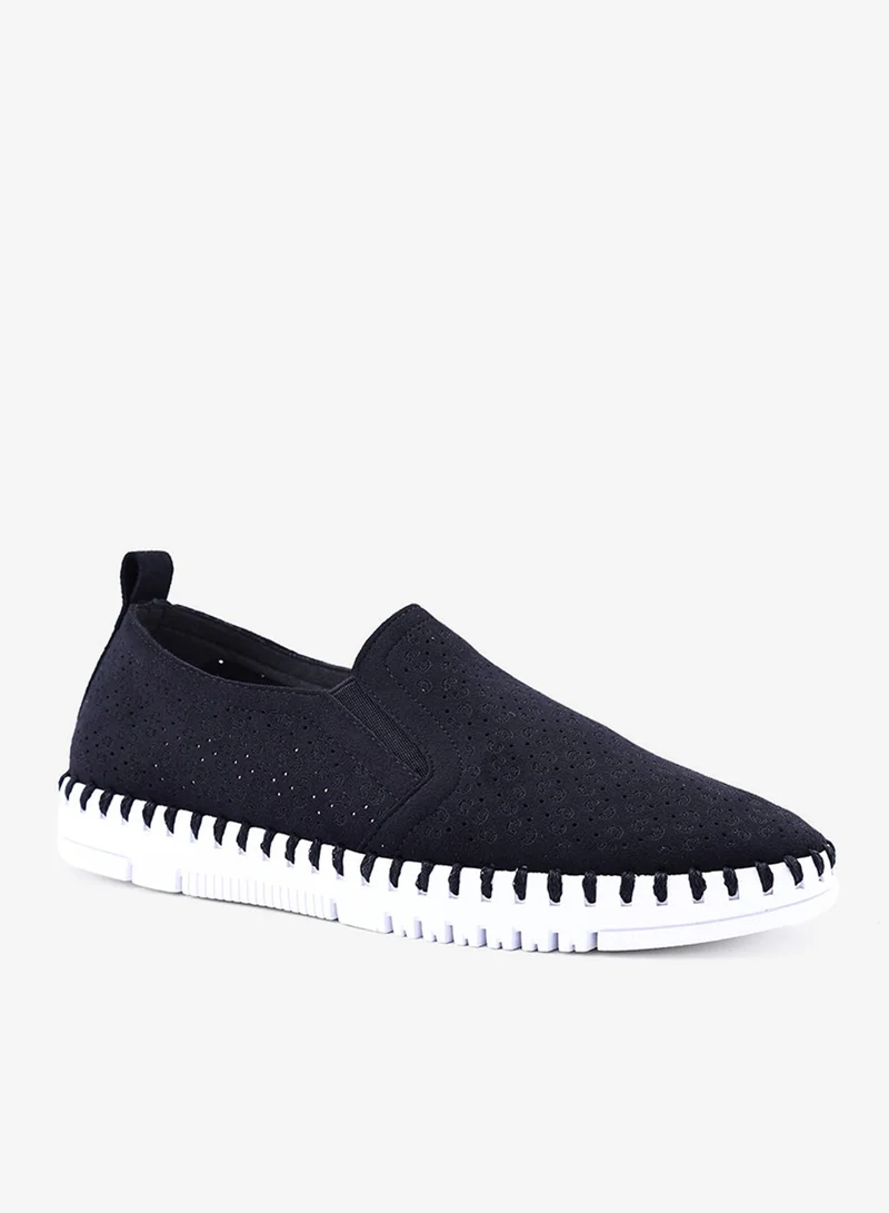 Perforated Comfort Slip-On Shoes