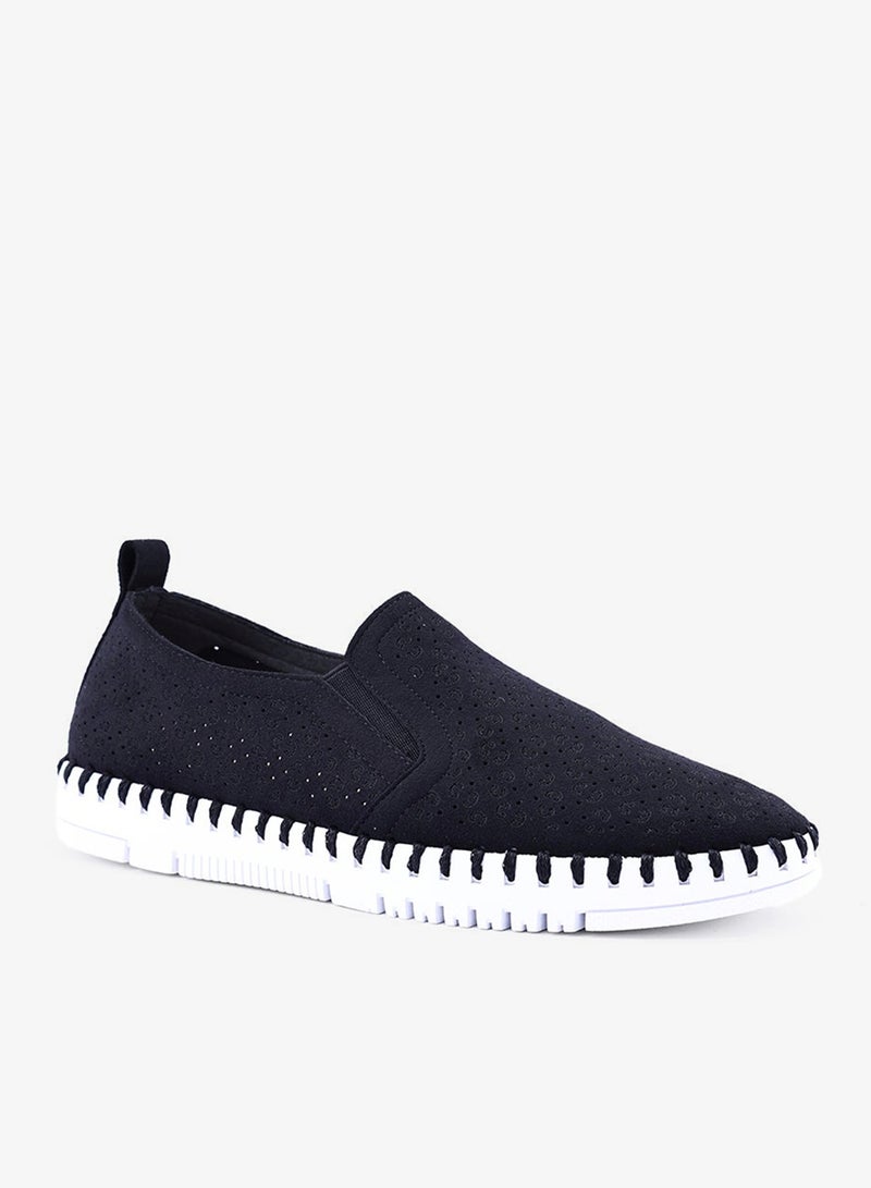 Cuple Perforated Comfort Slip-On Shoes - Image 1