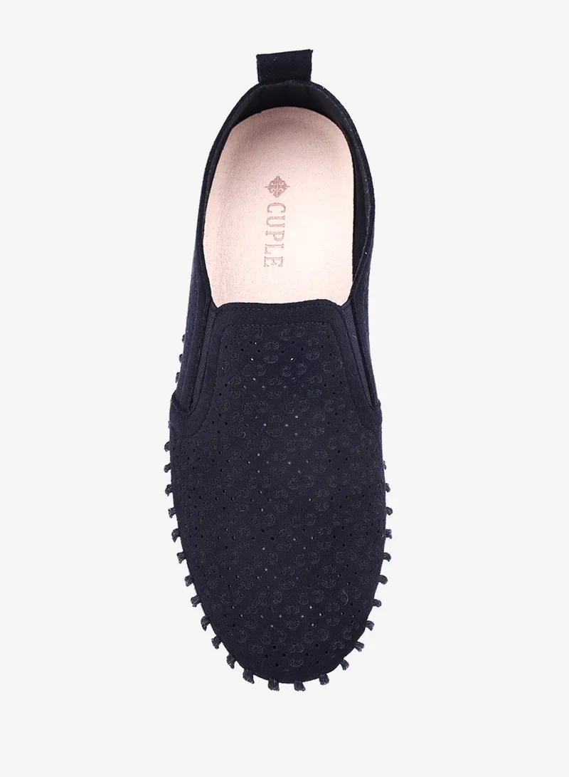 Cuple  Perforated Comfort Slip-On Shoes for Women | Best Price UAE