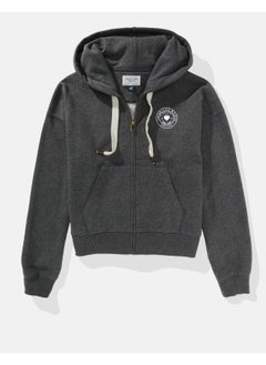 American Eagle Graphic Zip Through Hoodie  - Image 3