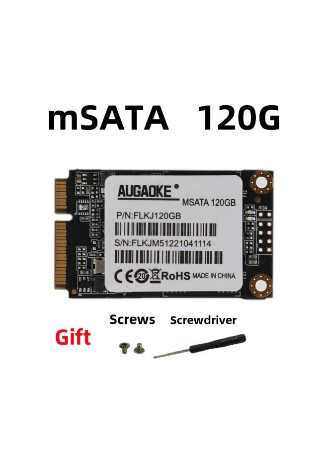 Generic - MSATA Solid State Drive 128G Notebook 256G All-in-One 120G Computer SSD High Speed Read And Write 240g-Capacity:120gb-msata Interface-pre-installed Win10 System - Image 1