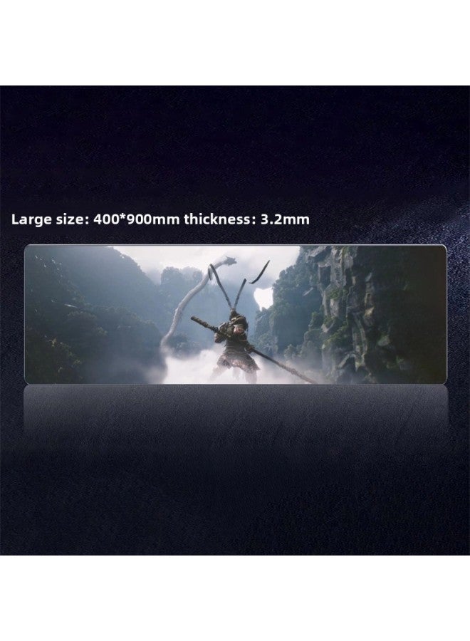 Black Myth Wukong Large Photovoltaic Tempered Glass Mouse Pad Electric Game Manufacturers Wholesale A Generation Of Hair