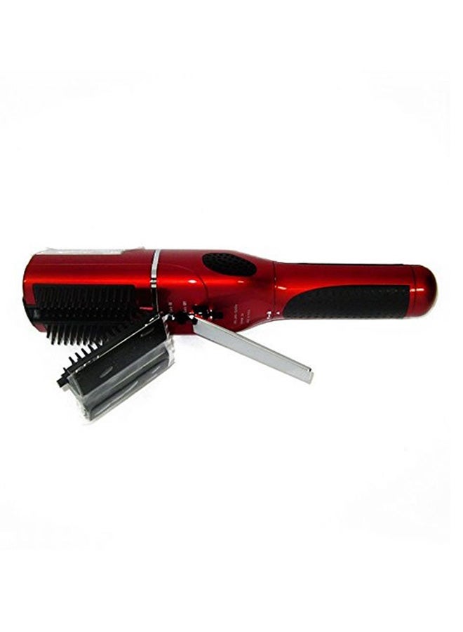 NIBEMINENT Split Hair Trimmer Red/Black - Image 1