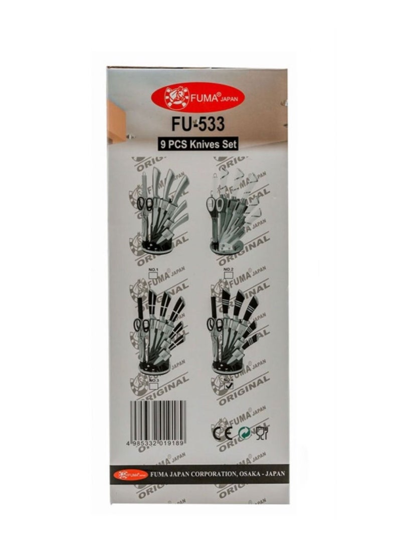 FUMA JAPAN 9 PCS KNIVES SET - Image 2