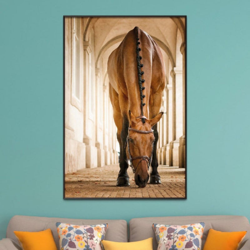 Marktna Modern design canvas painting with a hollow frame, size (50×70), one piece - Image 1