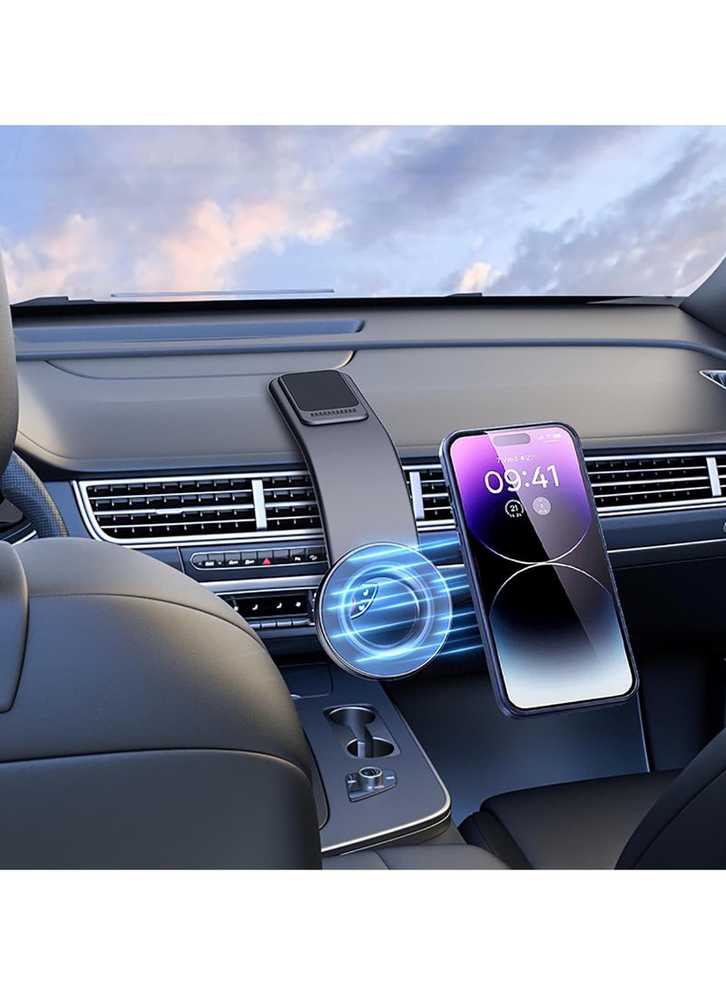 AMROAH 20 Strong Magnets Magsafe Car Mount for Dashboard, Magnetic Car Phone Holder Accessories for Cell Phones Tablets with Mag Safe for iPhone 16 15 14 13 12 11 X Pro Max Plus - Image 2