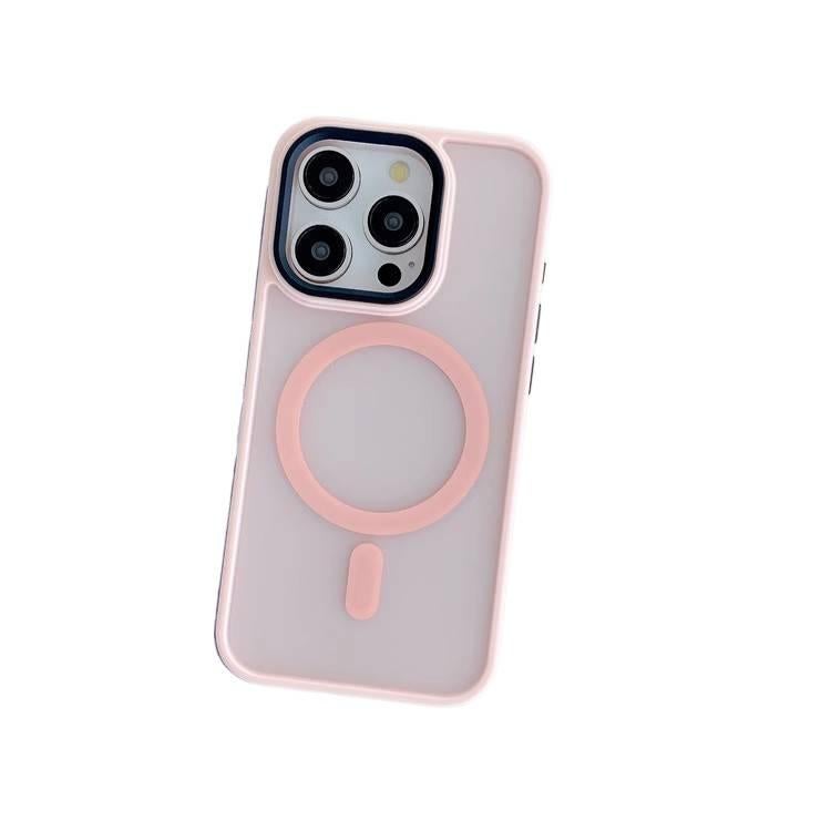 غطاء MagSafe | وردي | PC+Silicone مقاوم للصدمات | مقاوم للصدمات لـ iPhone 14 / 14 Plus / 14 Pro / 14 Pro Max - Image 1