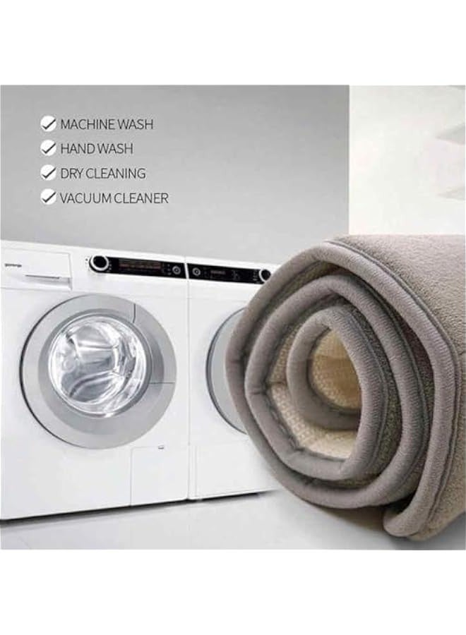 TRASSLE 2 Piece Memory Foam Bath Mat,40x60 and 40x120 for Bathroom Rugs,Extra Soft Non Slip and Absorbent Thick Bath Rug Carpet Runner for Bathroom Floor, Tub, Living Room and Shower - Image 4