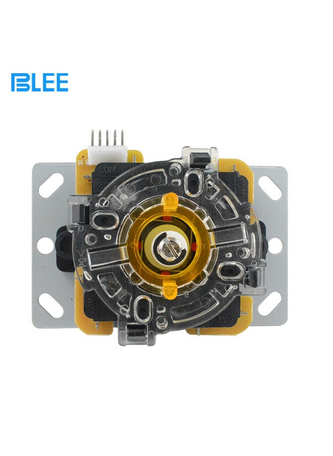 ماركة غير محددة Game Machine Fighting Machine Arcade Rocker Handle Imitation Sanhe With Circuit Board Eight Square Round Gear Micro BLEE Rocker-Product Color:Rocker With 5p Line Powder Ball  - Image 3