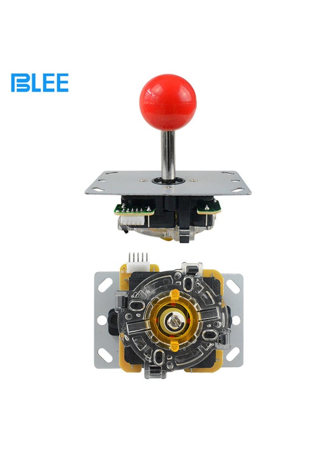 ماركة غير محددة Game Machine Fighting Machine Arcade Rocker Handle Imitation Sanhe With Circuit Board Eight Square Round Gear Micro BLEE Rocker-Product Color:Rocker With 5p Line Powder Ball  - Image 1