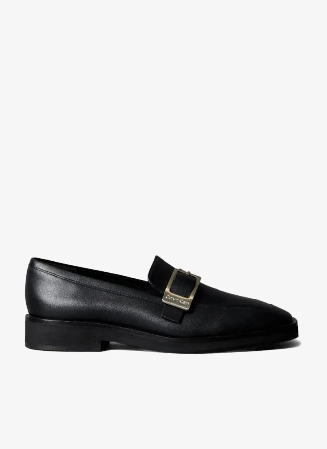 CALVIN KLEIN Leather Apron Toe Loafers