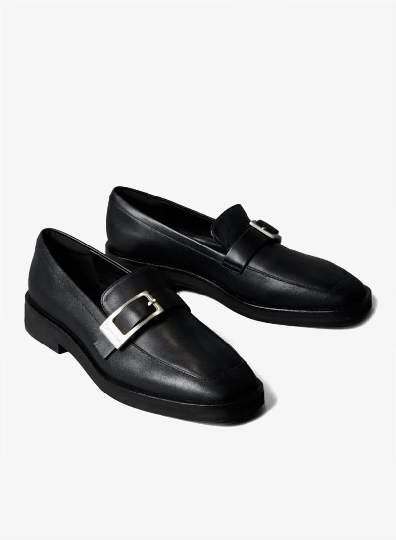 Calvin Klein  Leather Apron Toe Loafers for Women | Best Price UAE