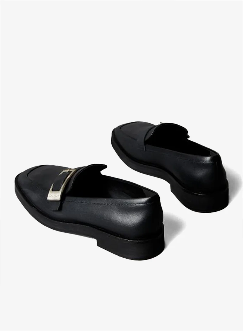 Calvin Klein  Leather Apron Toe Loafers for Women | Best Price UAE