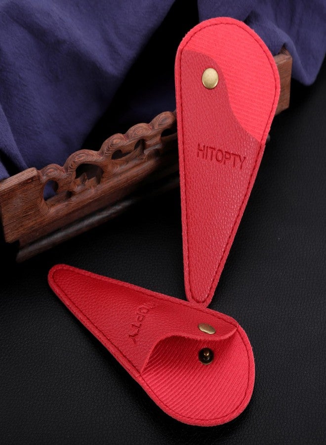 HITOPTY Embroidery Scissors Case Small Sheath Cover for Storing Regular Sewing Crafting Scissors 2 Pack - Image 3