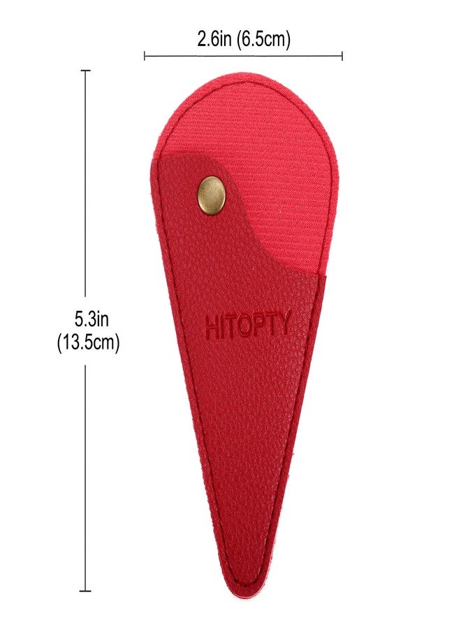 HITOPTY Embroidery Scissors Case Small Sheath Cover for Storing Regular Sewing Crafting Scissors 2 Pack - Image 2