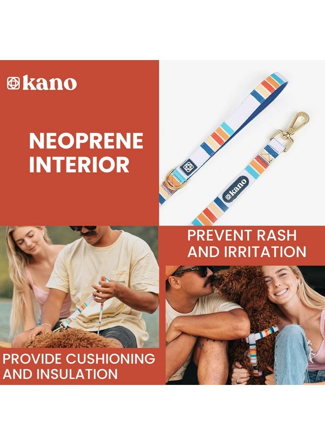 مقاود Kano™ مصنوعة من البوليستر المتين ومبطنة بالنيوبرين ومشبك عالي الجودة. المقابض مبطنة بمادة البوليستر الناعمة مما يوفر راحة يدك أثناء المشي مع كلبك.