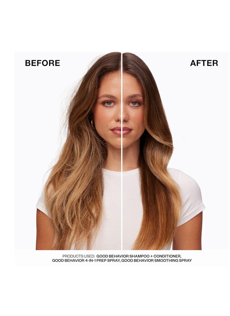 iGK - IGK GOOD BEHAVIOR 4-in-1 Prep Spray | Leave In + Detangle + Heat Protectant | Vegan + Cruelty Free | - Image 1