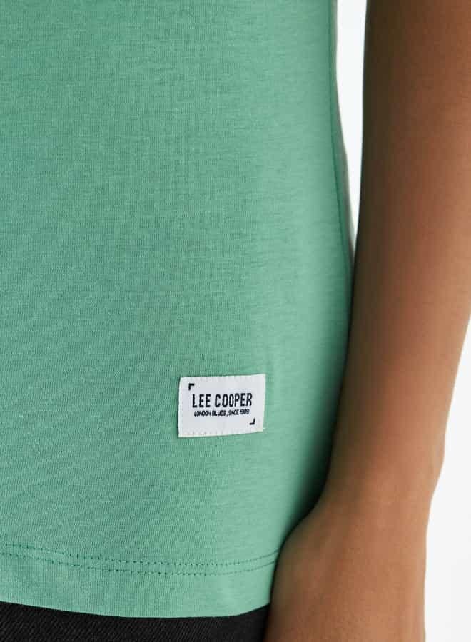 لي كوبر تيشيرت بياقة ضيقة وأكمام قصيرة وطبعات من لي كوبر - Image 4