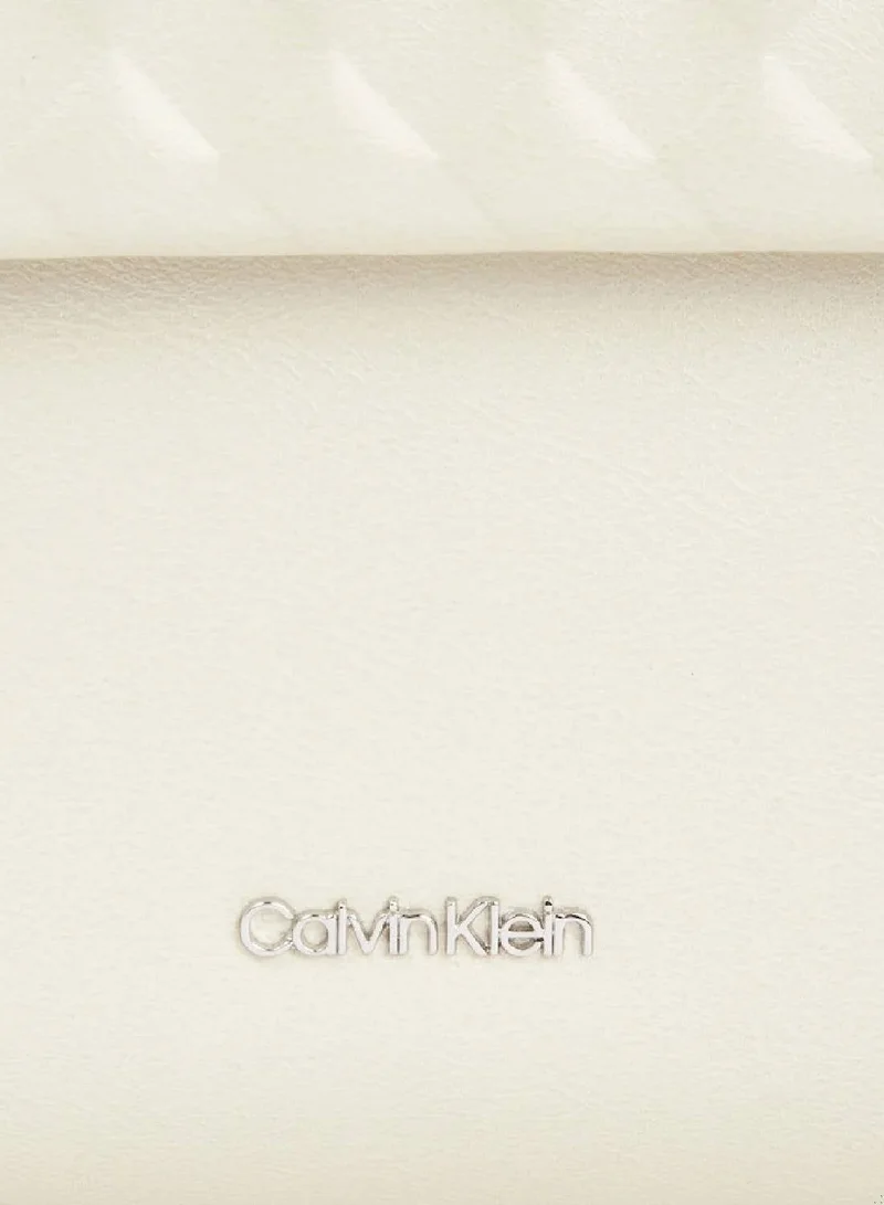 CALVIN KLEIN Dk Ecru Small Recycled Crossbody Bag for Women | Best Price UAE