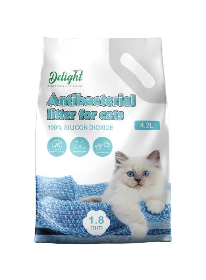Delight Silica Cat Litter 1 x 4.2Liters - Image 1