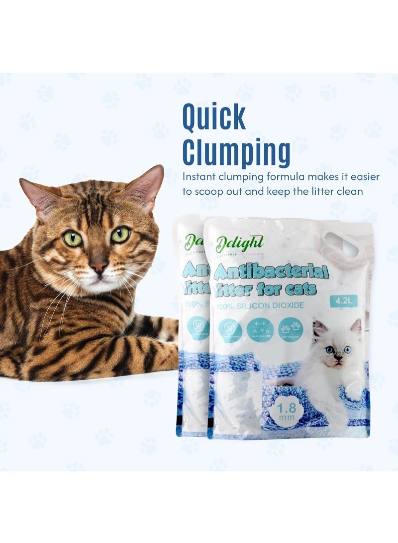 Delight Silica Cat Litter 1 x 4.2Liters - Image 4