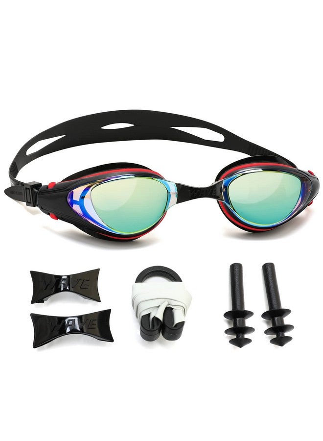Wave Nearsighted Swim Goggles Shortsighted Optical Swimming Goggles No Leaking Anti Fog Uv Protection For Adult Men Women Youth - Image 2