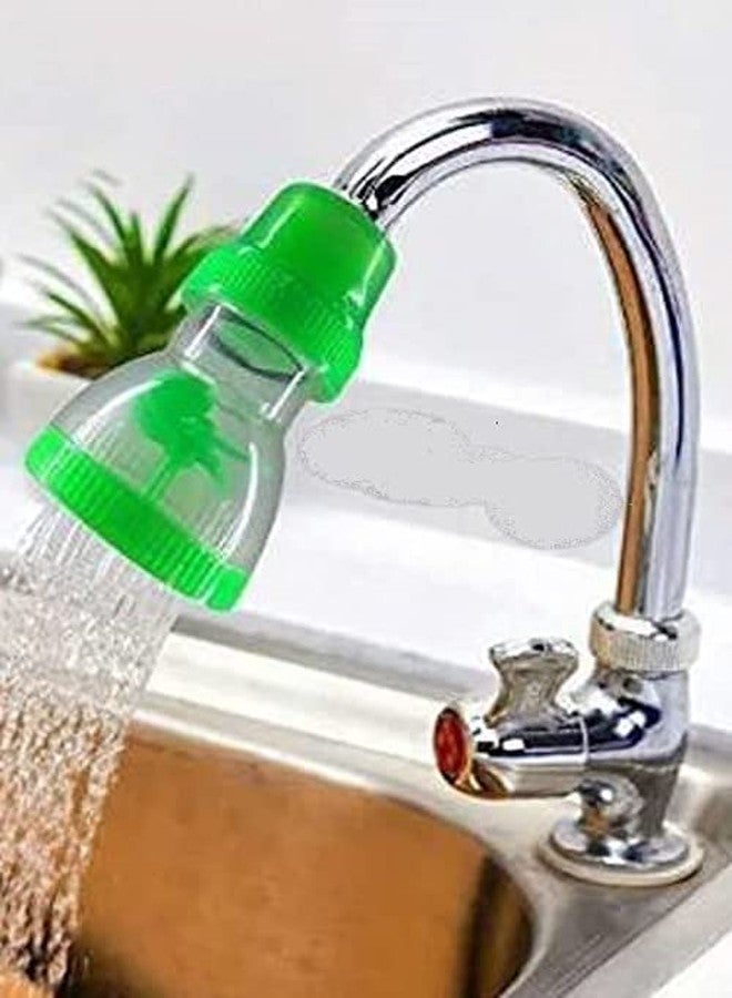 Livecool Set Of 6 - Kitchen And Bathroom Tap Shower Sprinkler Plastic Shower Head (Standard Size, Multicolour) Tap Water Filter - Glossy - Image 2
