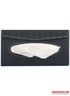 RoadPower Visor Tissue Holder Hanging  For Car Napkin Paper  For Seat Back And Sun Visor Black  - Image 2