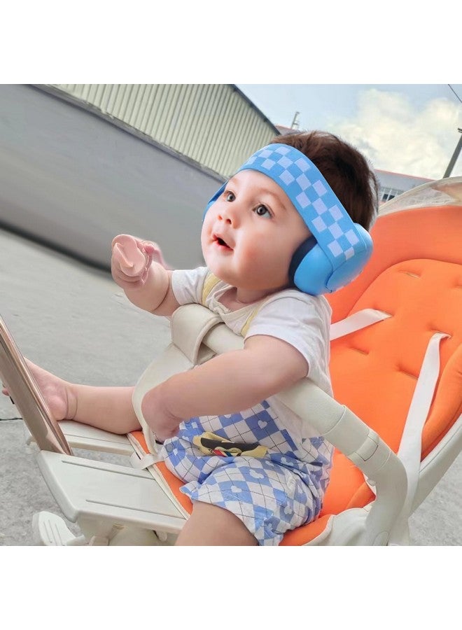 باندا إير سماعات باندا إير لحماية أذن الأطفال، سماعات عازلة للضوضاء، للأطفال الرضع والأطفال الصغار من عمر ٠-٣ سنوات | سماعات أذن لحماية سمع الأطفال (أزرق) - Image 1