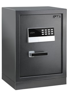 Rubik Large Safe Box Fire Resistant Dual Security Digital Keypad and Key Lock Secure Money Documents Jewelry for Home Office RBDI60-B (Size 60x41x34cm) Black  - Image 2