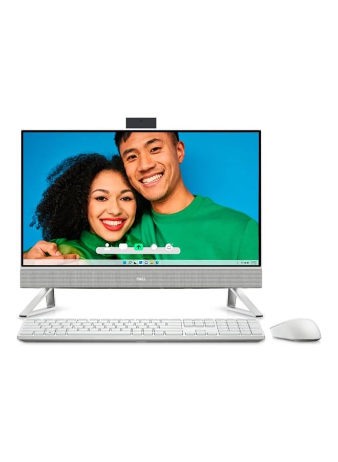 DELL Inspiron 7730 All-in-One With 27 Inch Full HD(1920X1080) Display IPS,Intel Core i7 150U Processor/16GB RAM DDR5/1TB SSD/2GB NVIDIA GeForce MX570A Graphics/Windows 11 Pro/ English/Arabic White Silver - Image 1