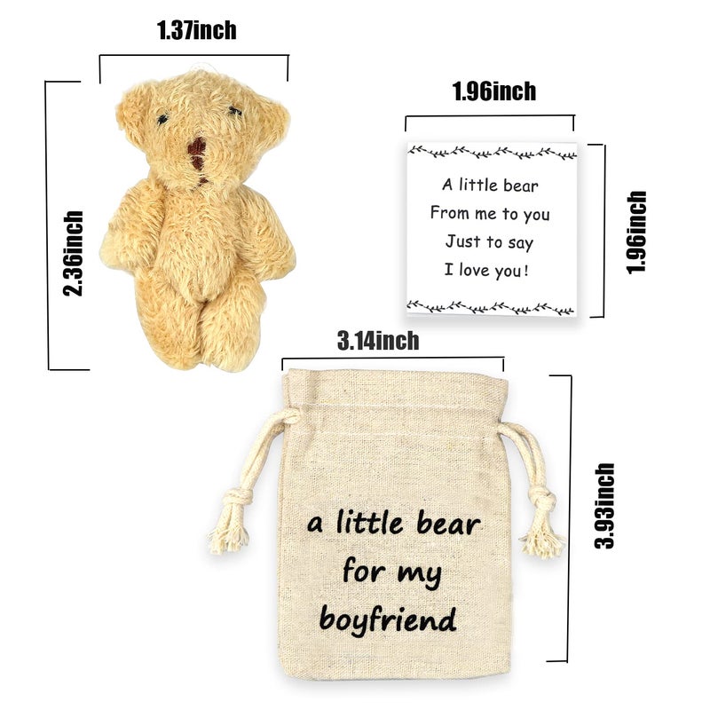 LUOKIFUR Pocket Bear Crash Gifts Pregnancy Announcements Baby Shower New Grandparents Baby Keepsake Gifts (Bump) - Image 3
