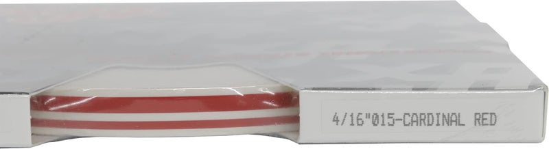 Universal TFX 0004015 Auto Customizing Dual Pinstripe 416 x 150 18 Stripe 116 Gap Then 116 Stripe 015Cardinal Red