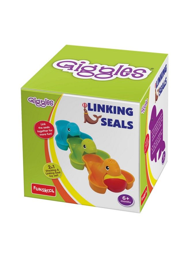 giggles Linking Sealsmulticolour Activity Toystacklink And Bath Toy6 Months & Aboveinfant And Preschool Toys - Image 2