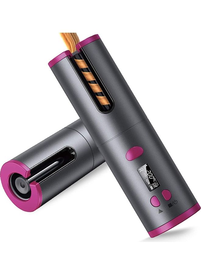 NIBEMINENT Rechargeable Anti-Tangle Hair Curling Wand Multicolour - Image 1