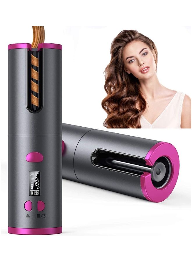 NIBEMINENT Rechargeable Anti-Tangle Hair Curling Wand Multicolour - Image 2
