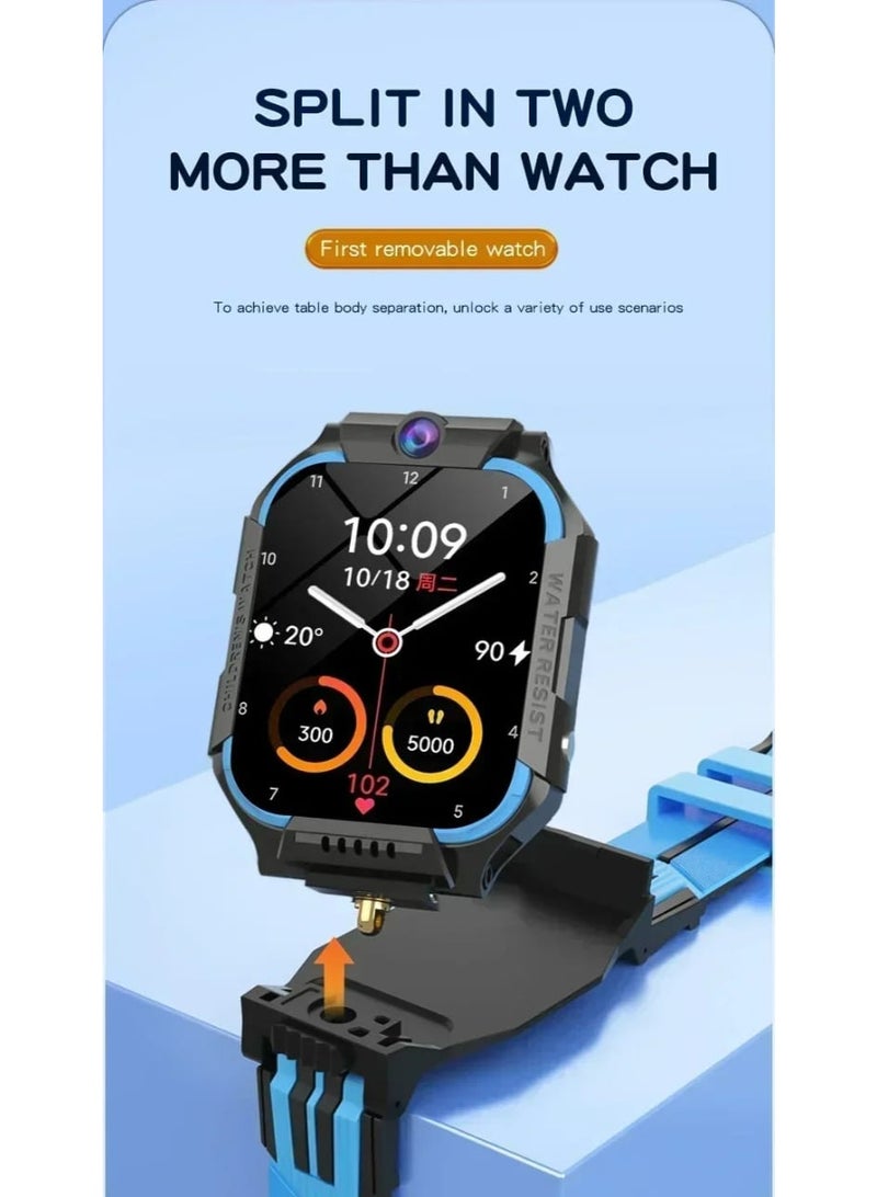 Telzeal 4G LTE Smartwatch for Kids – Safe Calling, GPS, SOS & Dual Color Options - Image 2