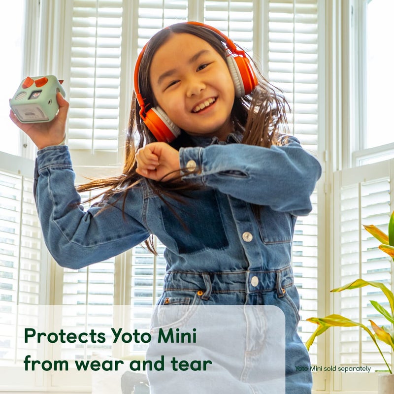 Yoto Mini Adventure Jacket in Frog Soup (Green) with Matching Wrist Lanyard – Accessory for Kids Mini Audio Device, Anti-Slip Silicone Skin Cover, Fitted Protective Sleeve Case - Image 4