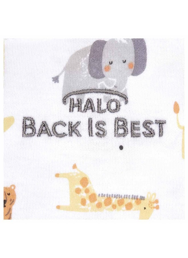 Halo Sleep Sleepsack Sleeping Bag, 0.5 Tog 100% Cotton Sleeping Bag, Newborn Baby Sleeping Bag, Unisex For Boys And Girls, 18 To 36 Months , Jungle  - Image 4