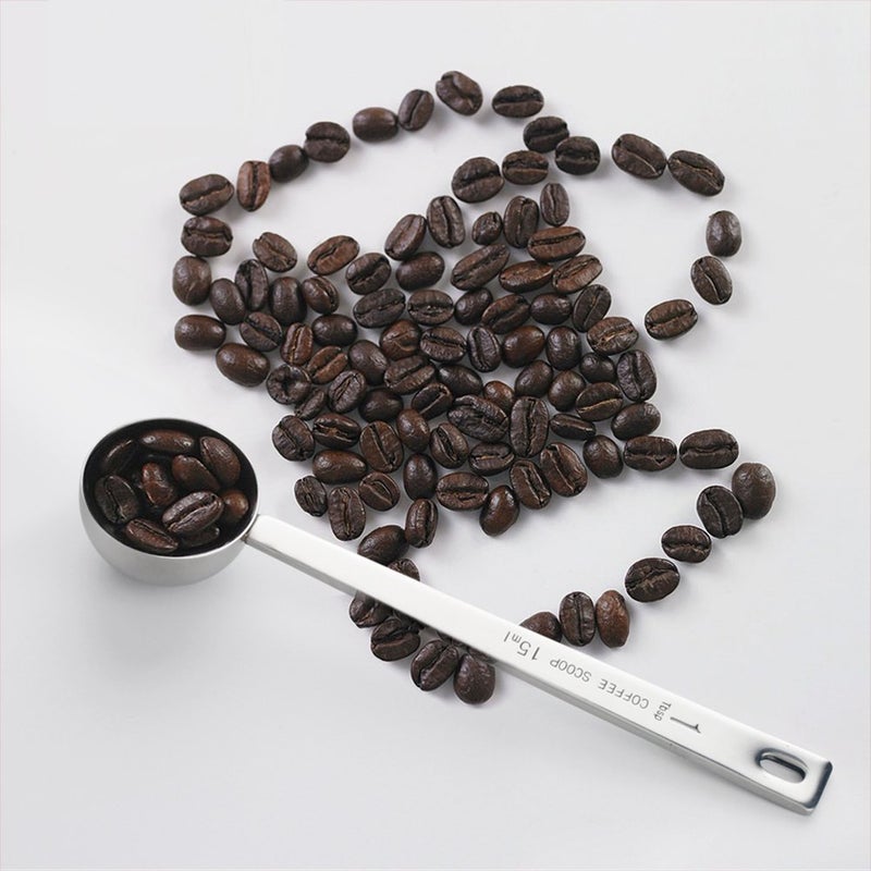 Jasni Stainless Steel 1 Tablespoon Measuring Coffee Scoop Spoon  Set Of 1 - Image 2