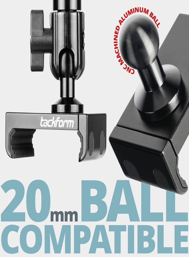 Tackform Enduro 20LITE Phone Holder - Spring Tension Optimized for in Vehicle Use, Truck and Fleet, Rock Crawling | 20mm Aluminum Ball - Image 4