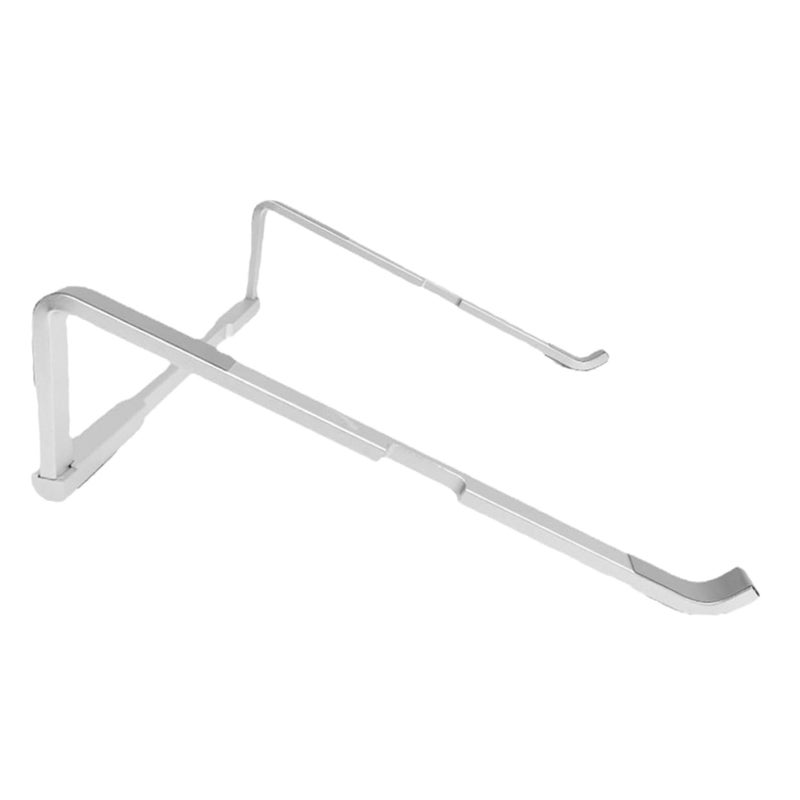Aluminum Alloy Foldable Laptop Stand Portable Riser with Cooling Airflow for Travel Office - Image 2
