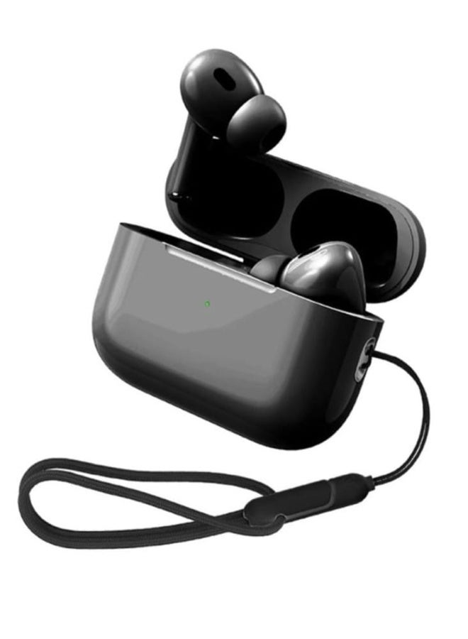 BD TWS Wireless Earphones with Active Noise Cancellation and Hanging Rope and Wireless Charging Bluetooth 5.3 - Image 4