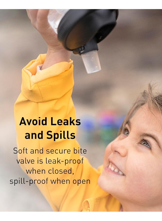 كاميلباك CamelBak Eddy+ Kids Water Bottle 14oz, Sharks and Rays – Durable Spill-Proof Bottle for Children - Image 3