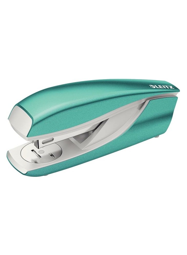 LEITZ مُدبِّس لايتز، سعة 30 ورقة، هيكل معدني مريح، يشمل الدبابيس، مجموعة WOW، 55021001 - أزرق جليدي - Image 1